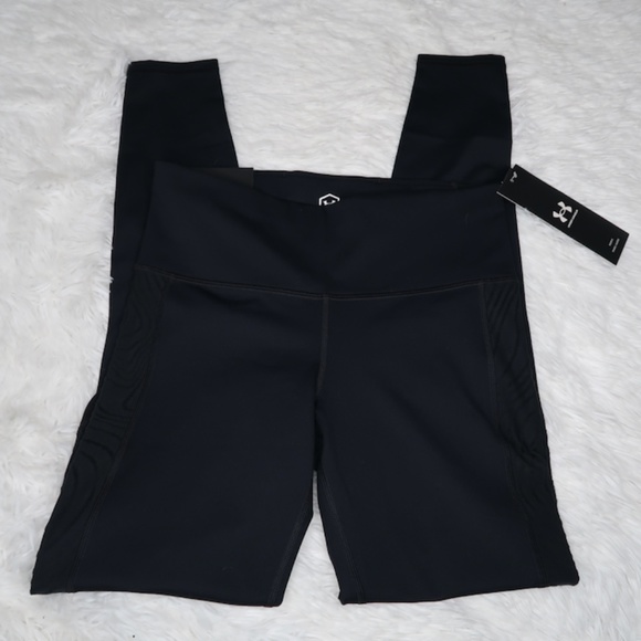 Under Armour ColdGear Rush Jacquard Leggings 1356392 001 Size Small NWT - Picture 3 of 11